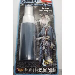 Zombie Black Blood Spray Makeup Fancy Dress Halloween Adult Costume Accessory